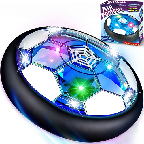 lenbest Air Power- Fussball Geschenke Jungen - LED Wiederaufladbar Indoor Fußball Kinder - Kinderspielzeug Kinder Spielzeug ab 3 4 5 6 7 8 9 10 Jahre Jungen - Hover Ball