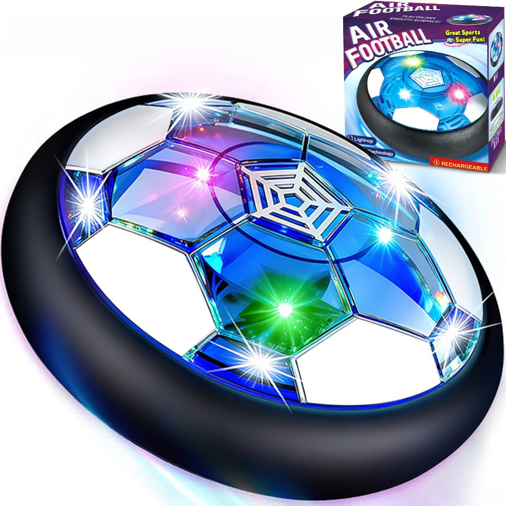 lenbest Air Power- Fussball Geschenke Jungen - LED Wiederaufladbar Indoor Fußball Kinder - Kinderspielzeug Kinder Spielzeug ab 3 4 5 6 7 8 9 10 Jahre Jungen - Hover Ball